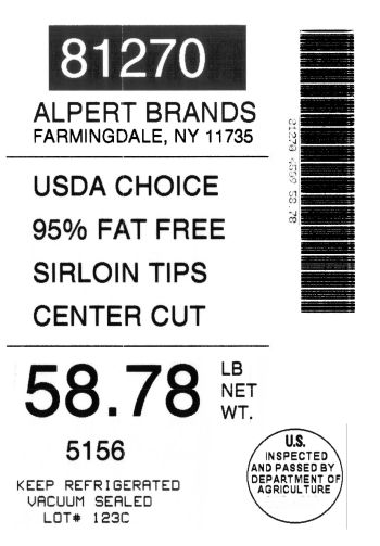 barcode label